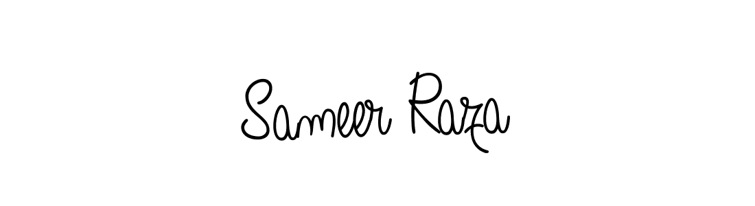 This is the best signature style for the Sameer Raza name. Also you like these signature font (Angelique-Rose-font-FFP). Mix name signature. Sameer Raza signature style 5 images and pictures png