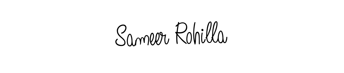 Similarly Angelique-Rose-font-FFP is the best handwritten signature design. Signature creator online .You can use it as an online autograph creator for name Sameer Rohilla. Sameer Rohilla signature style 5 images and pictures png