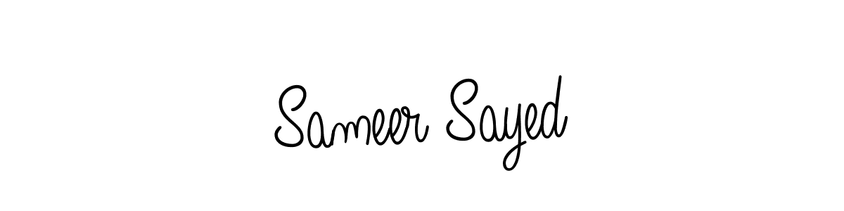 Once you've used our free online signature maker to create your best signature Angelique-Rose-font-FFP style, it's time to enjoy all of the benefits that Sameer Sayed name signing documents. Sameer Sayed signature style 5 images and pictures png