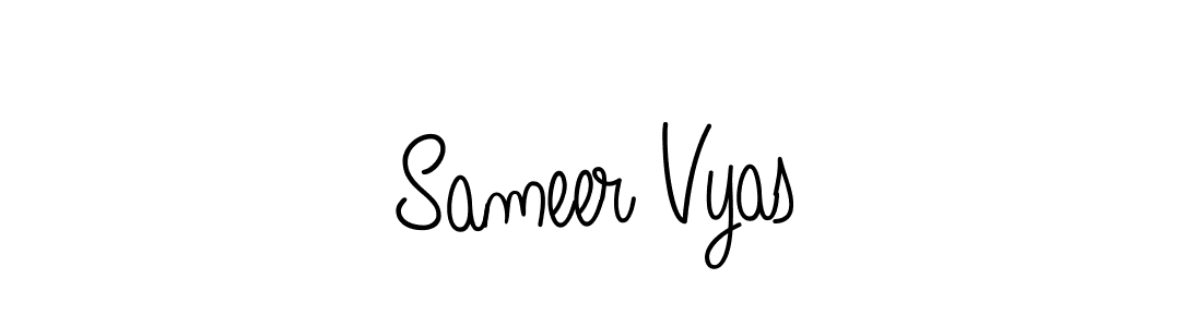 Also You can easily find your signature by using the search form. We will create Sameer Vyas name handwritten signature images for you free of cost using Angelique-Rose-font-FFP sign style. Sameer Vyas signature style 5 images and pictures png