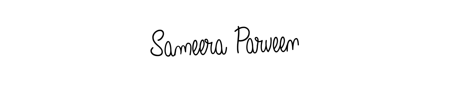 Also we have Sameera Parveen name is the best signature style. Create professional handwritten signature collection using Angelique-Rose-font-FFP autograph style. Sameera Parveen signature style 5 images and pictures png