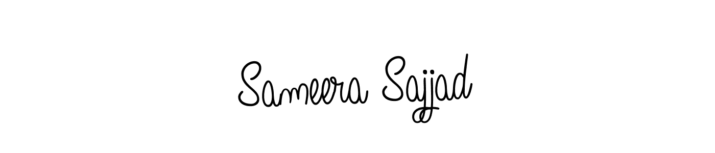 Once you've used our free online signature maker to create your best signature Angelique-Rose-font-FFP style, it's time to enjoy all of the benefits that Sameera Sajjad name signing documents. Sameera Sajjad signature style 5 images and pictures png