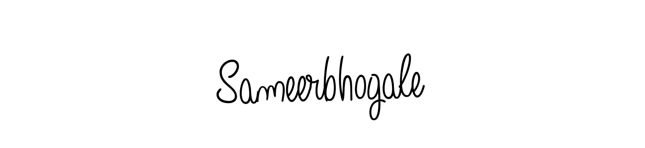 Angelique-Rose-font-FFP is a professional signature style that is perfect for those who want to add a touch of class to their signature. It is also a great choice for those who want to make their signature more unique. Get Sameerbhogale name to fancy signature for free. Sameerbhogale signature style 5 images and pictures png