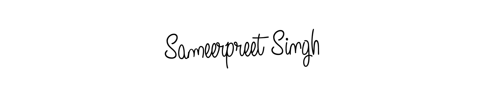 How to make Sameerpreet Singh signature? Angelique-Rose-font-FFP is a professional autograph style. Create handwritten signature for Sameerpreet Singh name. Sameerpreet Singh signature style 5 images and pictures png