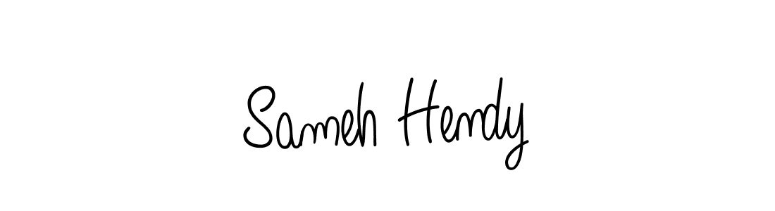 How to Draw Sameh Hendy signature style? Angelique-Rose-font-FFP is a latest design signature styles for name Sameh Hendy. Sameh Hendy signature style 5 images and pictures png