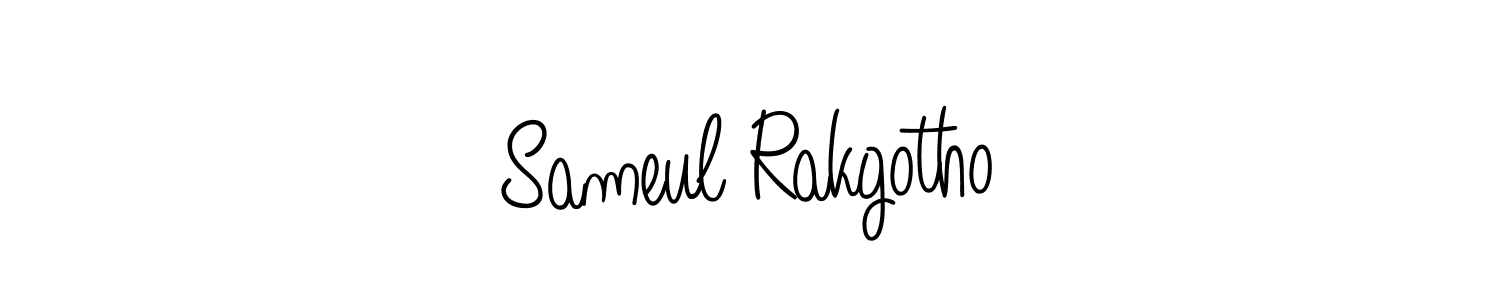 Similarly Angelique-Rose-font-FFP is the best handwritten signature design. Signature creator online .You can use it as an online autograph creator for name Sameul Rakgotho. Sameul Rakgotho signature style 5 images and pictures png