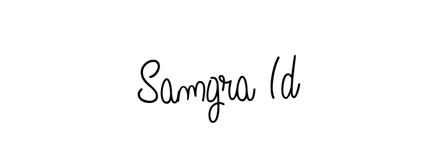 Make a beautiful signature design for name Samgra Id. With this signature (Angelique-Rose-font-FFP) style, you can create a handwritten signature for free. Samgra Id signature style 5 images and pictures png