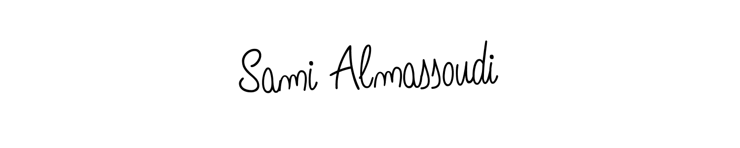 Sami Almassoudi stylish signature style. Best Handwritten Sign (Angelique-Rose-font-FFP) for my name. Handwritten Signature Collection Ideas for my name Sami Almassoudi. Sami Almassoudi signature style 5 images and pictures png