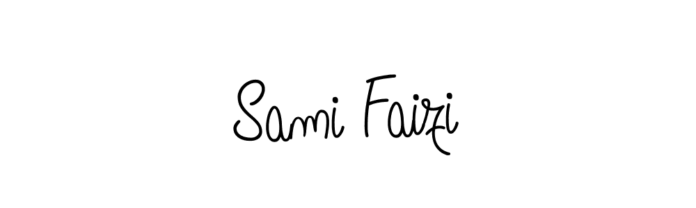 Best and Professional Signature Style for Sami Faizi. Angelique-Rose-font-FFP Best Signature Style Collection. Sami Faizi signature style 5 images and pictures png