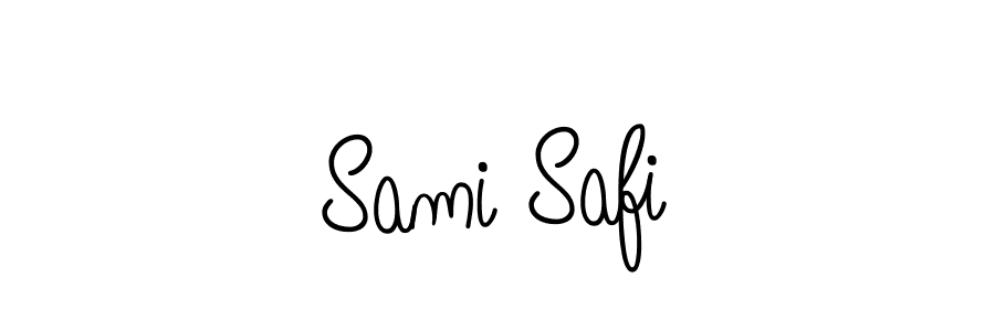 if you are searching for the best signature style for your name Sami Safi. so please give up your signature search. here we have designed multiple signature styles  using Angelique-Rose-font-FFP. Sami Safi signature style 5 images and pictures png