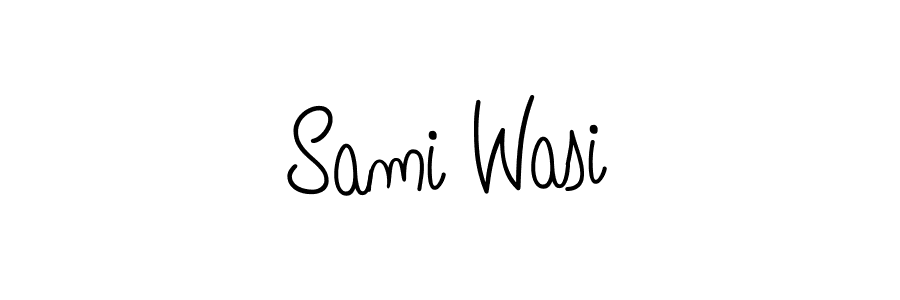 Design your own signature with our free online signature maker. With this signature software, you can create a handwritten (Angelique-Rose-font-FFP) signature for name Sami Wasi. Sami Wasi signature style 5 images and pictures png