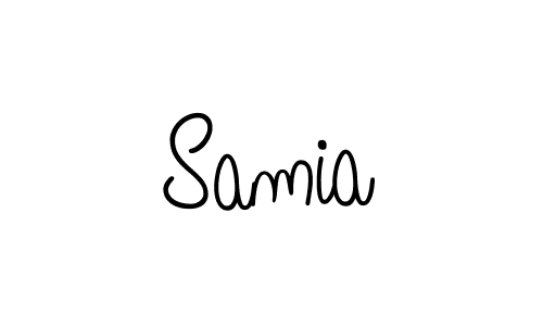 How to make Samia name signature. Use Angelique-Rose-font-FFP style for creating short signs online. This is the latest handwritten sign. Samia signature style 5 images and pictures png