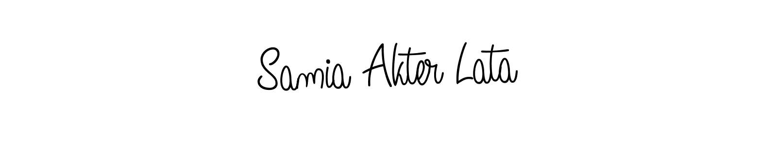 Best and Professional Signature Style for Samia Akter Lata. Angelique-Rose-font-FFP Best Signature Style Collection. Samia Akter Lata signature style 5 images and pictures png