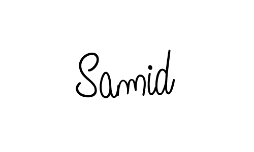 Make a beautiful signature design for name Samid. Use this online signature maker to create a handwritten signature for free. Samid signature style 5 images and pictures png