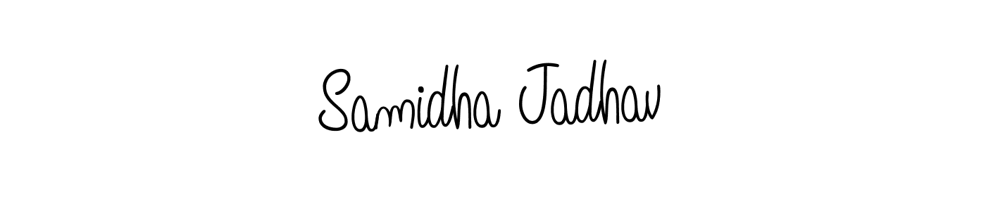 How to make Samidha Jadhav signature? Angelique-Rose-font-FFP is a professional autograph style. Create handwritten signature for Samidha Jadhav name. Samidha Jadhav signature style 5 images and pictures png