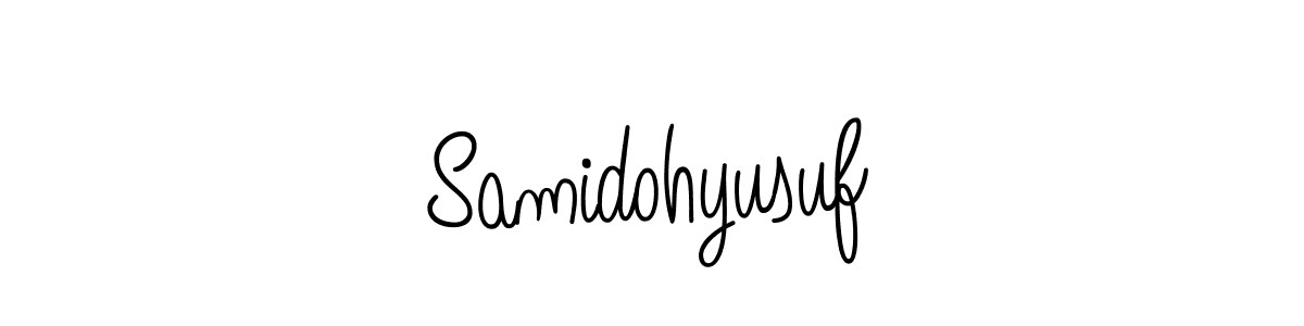 How to make Samidohyusuf name signature. Use Angelique-Rose-font-FFP style for creating short signs online. This is the latest handwritten sign. Samidohyusuf signature style 5 images and pictures png