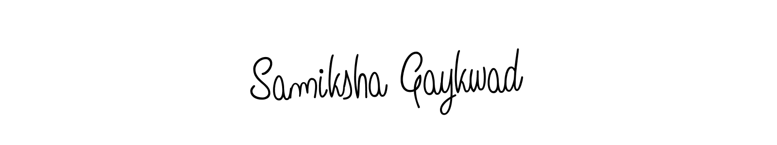 It looks lik you need a new signature style for name Samiksha Gaykwad. Design unique handwritten (Angelique-Rose-font-FFP) signature with our free signature maker in just a few clicks. Samiksha Gaykwad signature style 5 images and pictures png