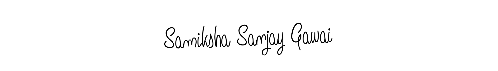 Make a short Samiksha Sanjay Gawai signature style. Manage your documents anywhere anytime using Angelique-Rose-font-FFP. Create and add eSignatures, submit forms, share and send files easily. Samiksha Sanjay Gawai signature style 5 images and pictures png