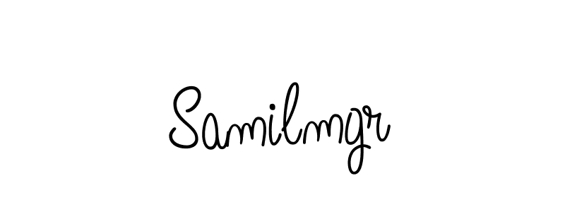 Use a signature maker to create a handwritten signature online. With this signature software, you can design (Angelique-Rose-font-FFP) your own signature for name Samilmgr. Samilmgr signature style 5 images and pictures png