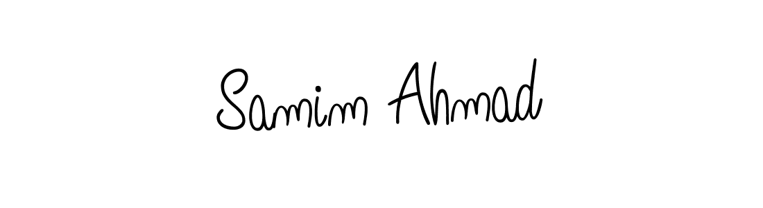 This is the best signature style for the Samim Ahmad name. Also you like these signature font (Angelique-Rose-font-FFP). Mix name signature. Samim Ahmad signature style 5 images and pictures png