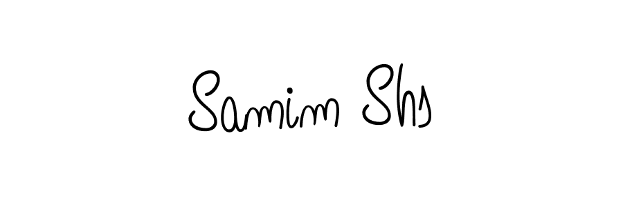 How to make Samim Shs signature? Angelique-Rose-font-FFP is a professional autograph style. Create handwritten signature for Samim Shs name. Samim Shs signature style 5 images and pictures png