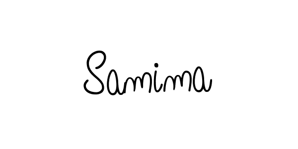 Use a signature maker to create a handwritten signature online. With this signature software, you can design (Angelique-Rose-font-FFP) your own signature for name Samima. Samima signature style 5 images and pictures png