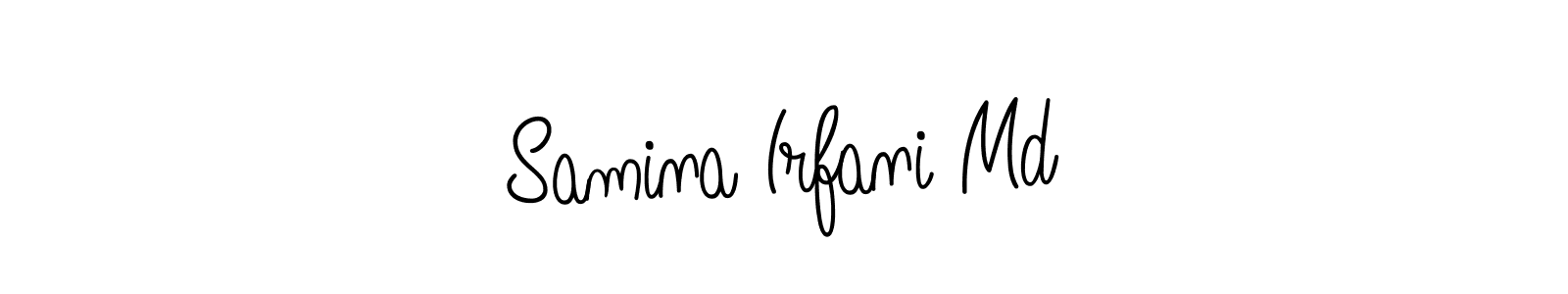 How to Draw Samina Irfani Md signature style? Angelique-Rose-font-FFP is a latest design signature styles for name Samina Irfani Md. Samina Irfani Md signature style 5 images and pictures png