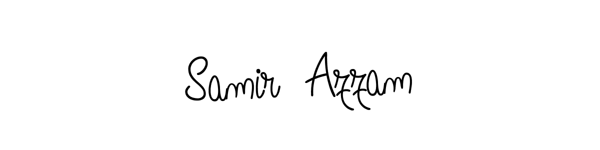 How to make Samir  Azzam name signature. Use Angelique-Rose-font-FFP style for creating short signs online. This is the latest handwritten sign. Samir  Azzam signature style 5 images and pictures png