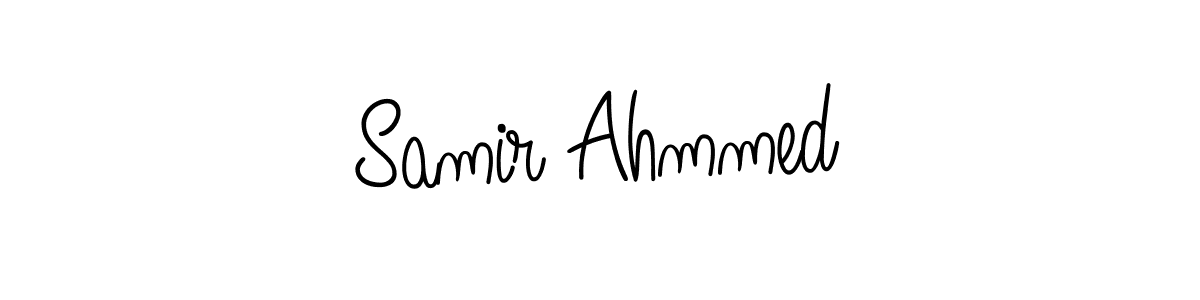 How to make Samir Ahmmed signature? Angelique-Rose-font-FFP is a professional autograph style. Create handwritten signature for Samir Ahmmed name. Samir Ahmmed signature style 5 images and pictures png