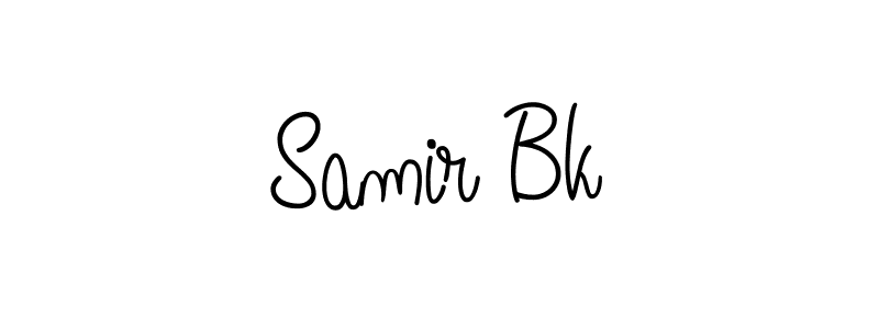 Best and Professional Signature Style for Samir Bk. Angelique-Rose-font-FFP Best Signature Style Collection. Samir Bk signature style 5 images and pictures png