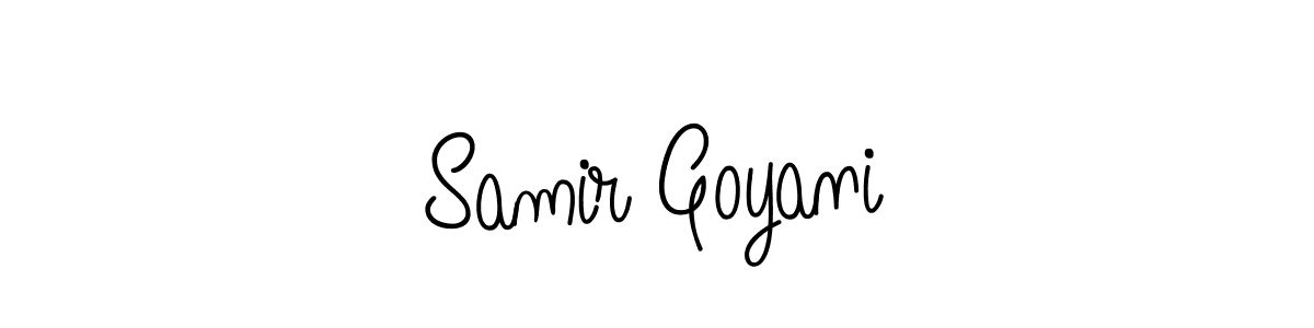 Make a short Samir Goyani signature style. Manage your documents anywhere anytime using Angelique-Rose-font-FFP. Create and add eSignatures, submit forms, share and send files easily. Samir Goyani signature style 5 images and pictures png