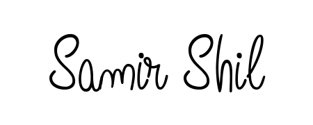 Check out images of Autograph of Samir Shil name. Actor Samir Shil Signature Style. Angelique-Rose-font-FFP is a professional sign style online. Samir Shil signature style 5 images and pictures png