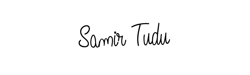 Create a beautiful signature design for name Samir Tudu. With this signature (Angelique-Rose-font-FFP) fonts, you can make a handwritten signature for free. Samir Tudu signature style 5 images and pictures png