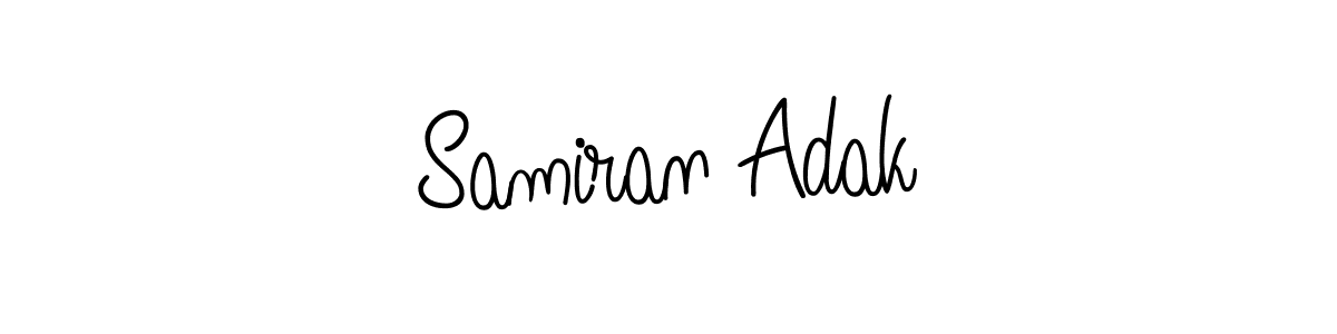 You can use this online signature creator to create a handwritten signature for the name Samiran Adak. This is the best online autograph maker. Samiran Adak signature style 5 images and pictures png