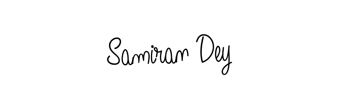 Angelique-Rose-font-FFP is a professional signature style that is perfect for those who want to add a touch of class to their signature. It is also a great choice for those who want to make their signature more unique. Get Samiran Dey name to fancy signature for free. Samiran Dey signature style 5 images and pictures png