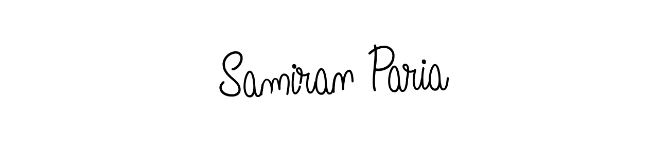 Also You can easily find your signature by using the search form. We will create Samiran Paria name handwritten signature images for you free of cost using Angelique-Rose-font-FFP sign style. Samiran Paria signature style 5 images and pictures png