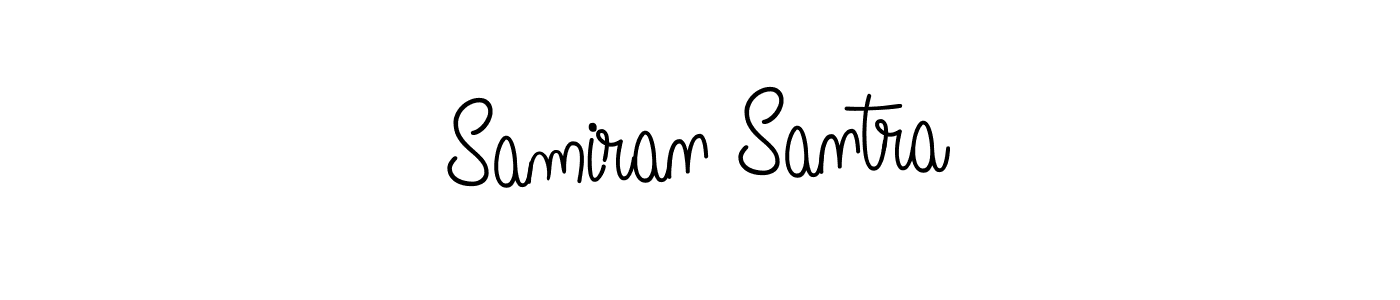 How to Draw Samiran Santra signature style? Angelique-Rose-font-FFP is a latest design signature styles for name Samiran Santra. Samiran Santra signature style 5 images and pictures png