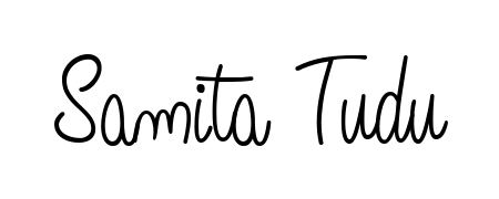 Master the art of signing with Samita Tudu written in fluent Angelique-Rose-font-FFP script. A great template to practice and refine your handwriting. Samita Tudu signature style 5 images and pictures png