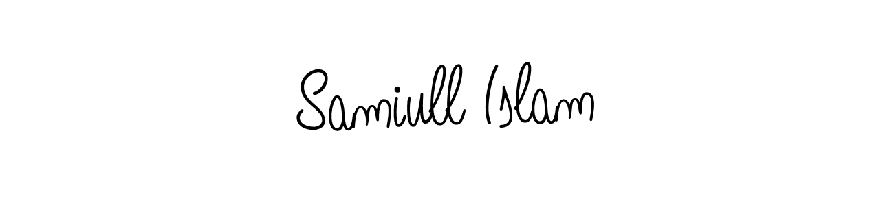 Also You can easily find your signature by using the search form. We will create Samiull Islam name handwritten signature images for you free of cost using Angelique-Rose-font-FFP sign style. Samiull Islam signature style 5 images and pictures png