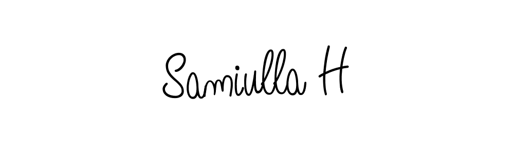 You can use this online signature creator to create a handwritten signature for the name Samiulla H. This is the best online autograph maker. Samiulla H signature style 5 images and pictures png