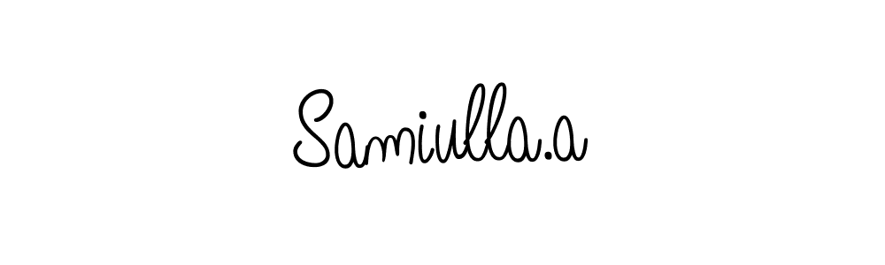 Make a short Samiulla.a signature style. Manage your documents anywhere anytime using Angelique-Rose-font-FFP. Create and add eSignatures, submit forms, share and send files easily. Samiulla.a signature style 5 images and pictures png