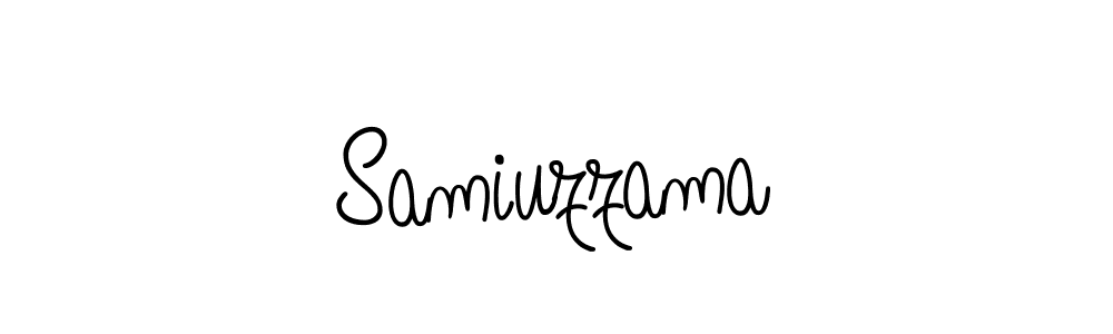 Design your own signature with our free online signature maker. With this signature software, you can create a handwritten (Angelique-Rose-font-FFP) signature for name Samiuzzama. Samiuzzama signature style 5 images and pictures png
