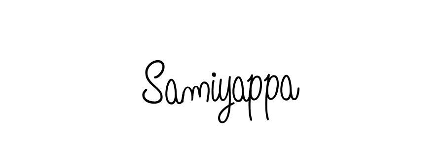 How to make Samiyappa name signature. Use Angelique-Rose-font-FFP style for creating short signs online. This is the latest handwritten sign. Samiyappa signature style 5 images and pictures png