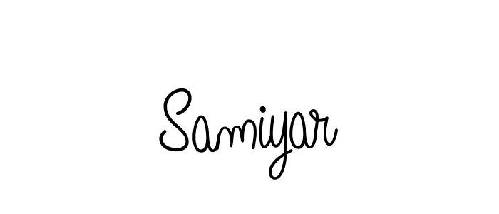 Make a beautiful signature design for name Samiyar. Use this online signature maker to create a handwritten signature for free. Samiyar signature style 5 images and pictures png