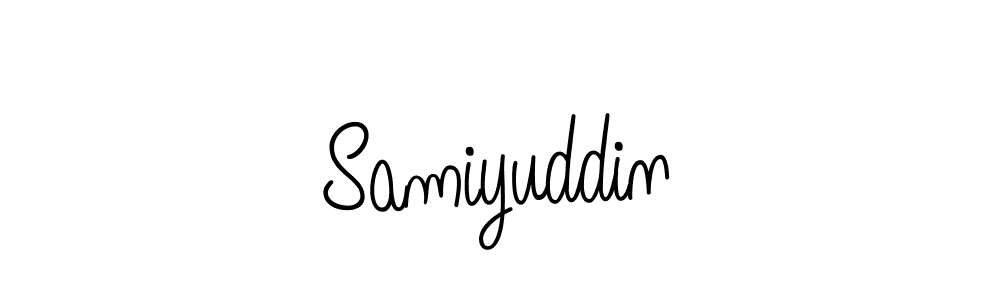 Make a short Samiyuddin signature style. Manage your documents anywhere anytime using Angelique-Rose-font-FFP. Create and add eSignatures, submit forms, share and send files easily. Samiyuddin signature style 5 images and pictures png
