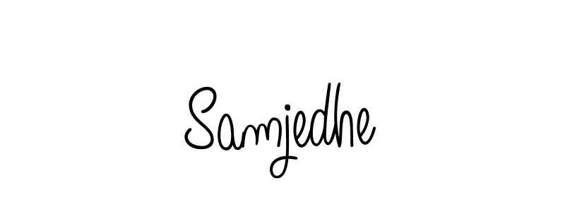 Design your own signature with our free online signature maker. With this signature software, you can create a handwritten (Angelique-Rose-font-FFP) signature for name Samjedhe. Samjedhe signature style 5 images and pictures png