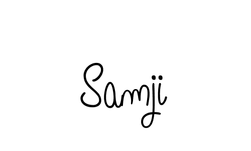 How to make Samji name signature. Use Angelique-Rose-font-FFP style for creating short signs online. This is the latest handwritten sign. Samji signature style 5 images and pictures png