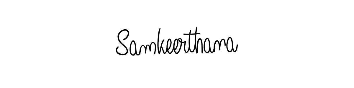 Once you've used our free online signature maker to create your best signature Angelique-Rose-font-FFP style, it's time to enjoy all of the benefits that Samkeerthana name signing documents. Samkeerthana signature style 5 images and pictures png