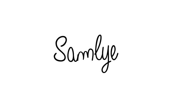 It looks lik you need a new signature style for name Samlye. Design unique handwritten (Angelique-Rose-font-FFP) signature with our free signature maker in just a few clicks. Samlye signature style 5 images and pictures png