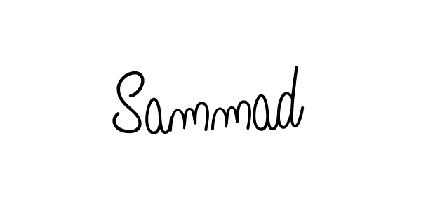 Design your own signature with our free online signature maker. With this signature software, you can create a handwritten (Angelique-Rose-font-FFP) signature for name Sammad. Sammad signature style 5 images and pictures png